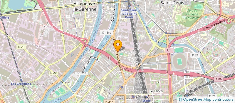 localisation de l'entreprise AMICAM à SAINT-DENIS