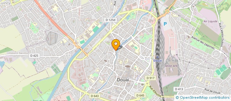 localisation de l'entreprise AMICAT à DOUAI