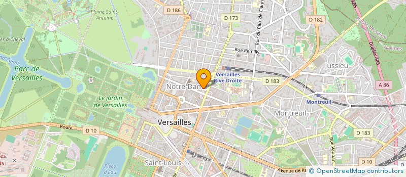 localisation de l'entreprise AMICCI  VERSAILLES