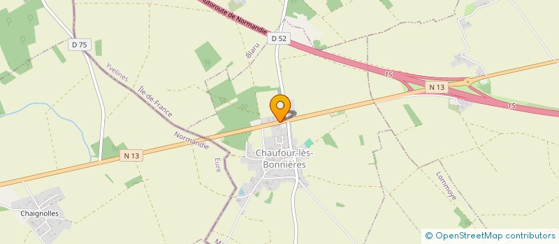 localisation de l'entreprise AMICEL à BONNIERES-SUR-SEINE