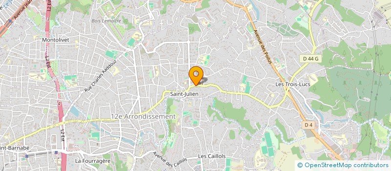 localisation de l'entreprise AMICI à MARSEILLE