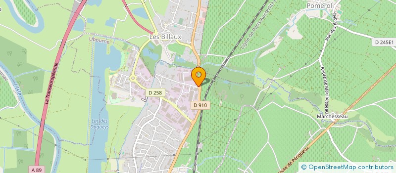 localisation de l'entreprise AMICIO GRAND OUEST  LIBOURNE