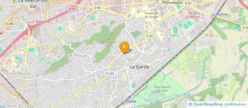 localisation de l'entreprise AMICIS à LA GARDE