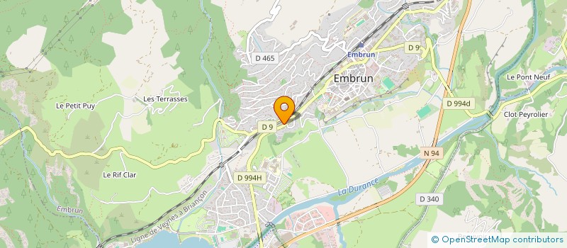 localisation de l'entreprise AMICIS à EMBRUN