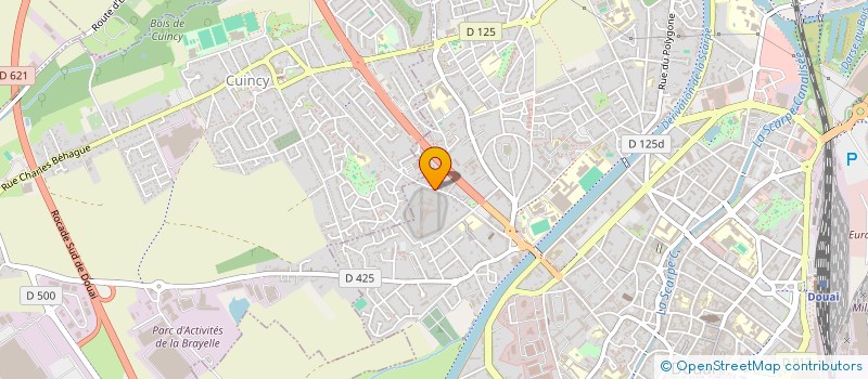 localisation de l'entreprise AMICLE DES PERSONNELS DE LA MAISON D ARRET DE DOUAI à DOUAI