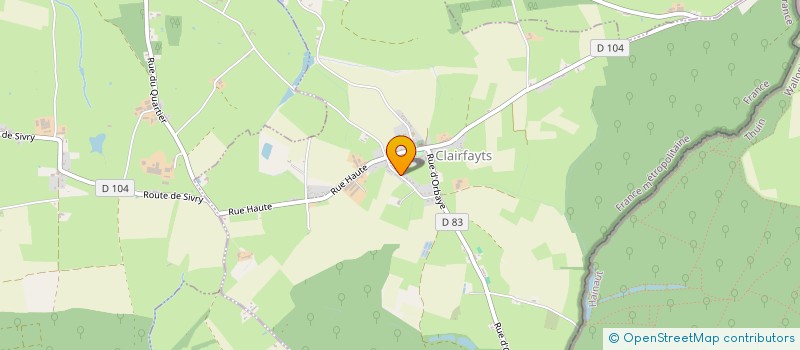 localisation de l'entreprise AMICO  CLAIRFAYTS