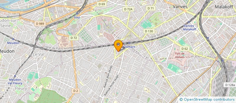 localisation de l'entreprise AMICRA SARL  CLAMART