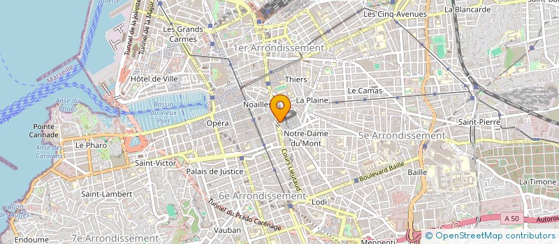 localisation de l'entreprise AMICUS  MARSEILLE 6