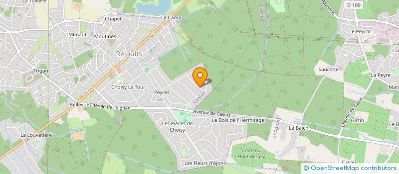 localisation de l'entreprise AMICUS  CESTAS