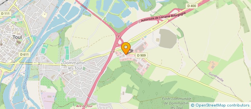 localisation de l'entreprise AMICYCLE à DOMMARTIN-LES-TOUL