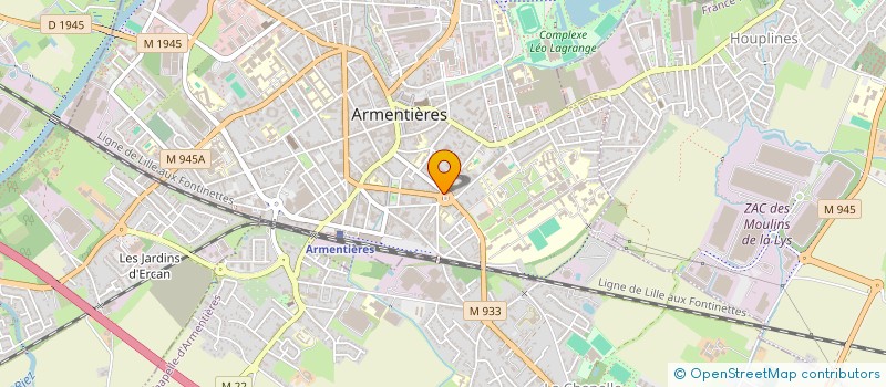 localisation de l'entreprise AMIDEP NORD  ARMENTIERES