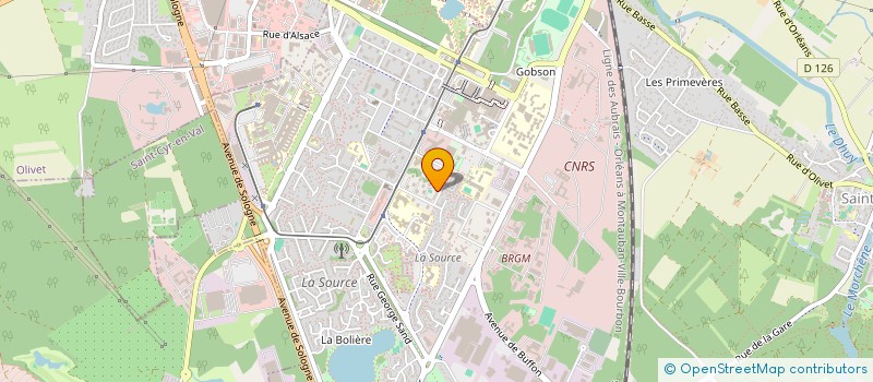 localisation de l'entreprise AMIDON 45 à ORLEANS