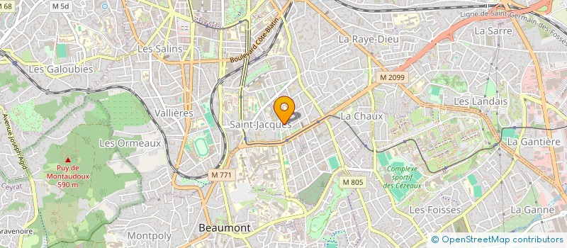 localisation de l'entreprise AMIDON 63  CLERMONT-FERRAND