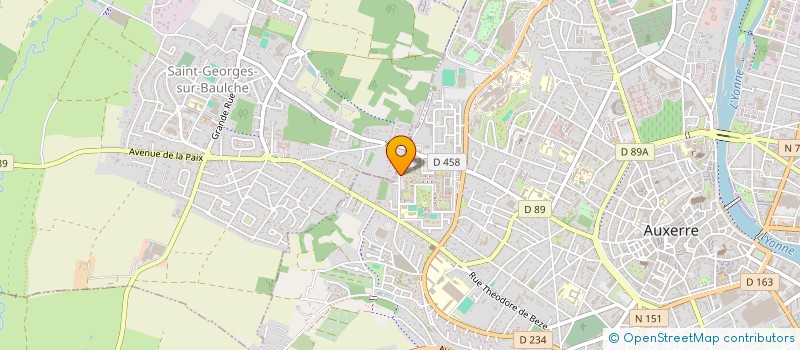 localisation de l'entreprise AMIDON 89 à AUXERRE
