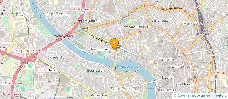 localisation de l'entreprise AMIDONNIERS PALUMBO TAHORA  TOULOUSE