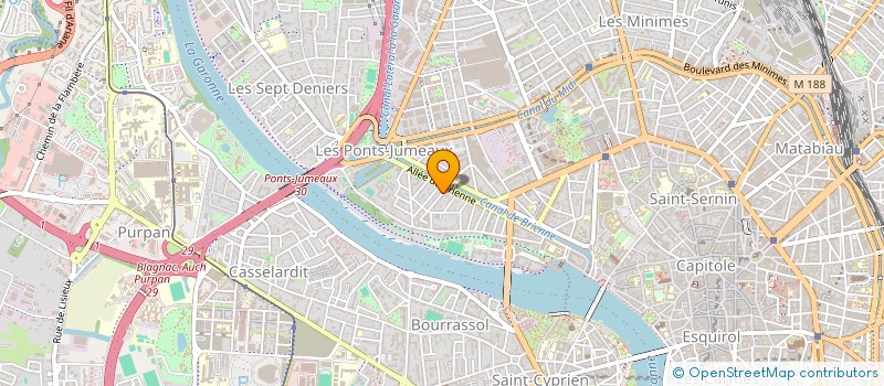 localisation de l'entreprise AMIDOPSY à TOULOUSE