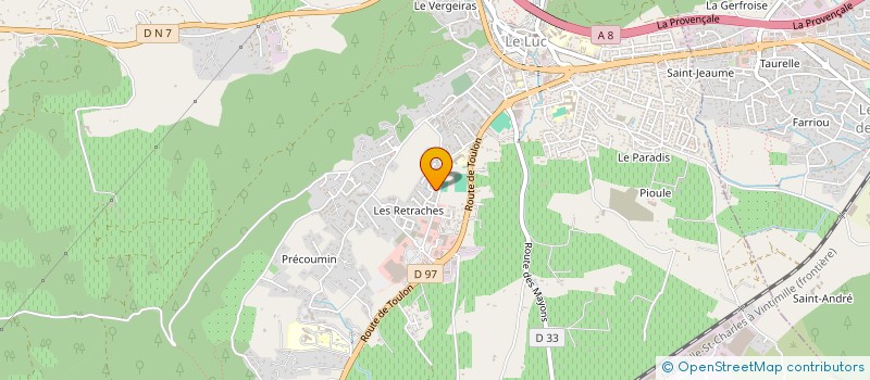 localisation de l'entreprise AMIE SCOP  LE LUC