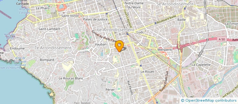 localisation de l'entreprise AMIEL 13 PROTECTION à MARSEILLE