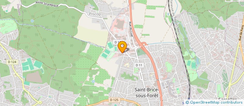 localisation de l'entreprise AMIEL à SAINT-BRICE-SOUS-FORET