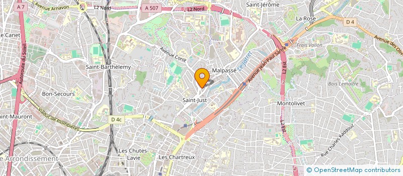localisation de l'entreprise AMIEL JOURDAN ET COMPAGNIE à MARSEILLE 13EME