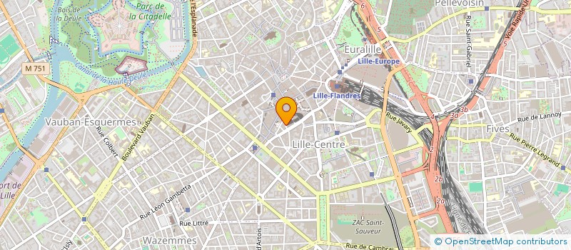 localisation de l'entreprise AMIENS ALIMENTATION  LILLE