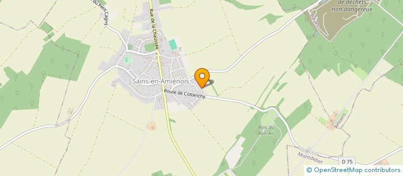 localisation de l'entreprise AMIENS BALLOON  SAINS-EN-AMIENOIS