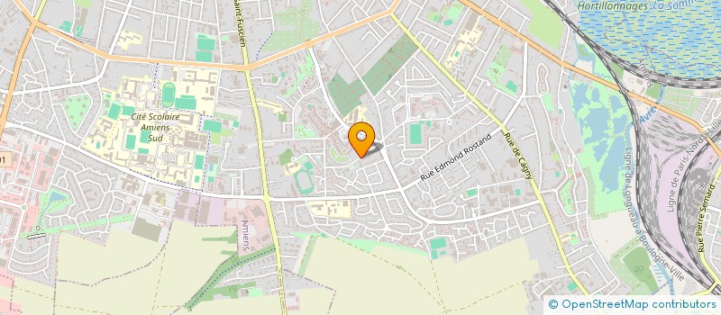 localisation de l'entreprise AMIENS CITY FOOTBALL CLUB  AMIENS