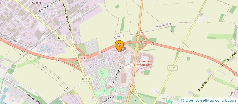 localisation de l'entreprise AMIENS CONTROLE TECHNIQUE AUTOMOBILE à AMIENS
