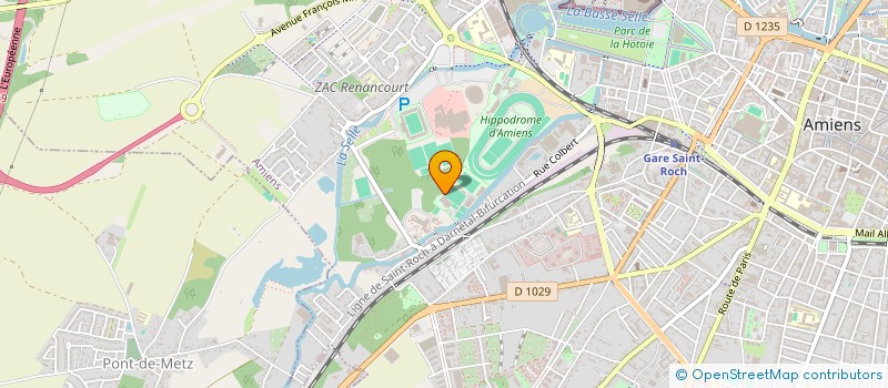 localisation de l'entreprise AMIENS HANDBALL CLUB  AMIENS