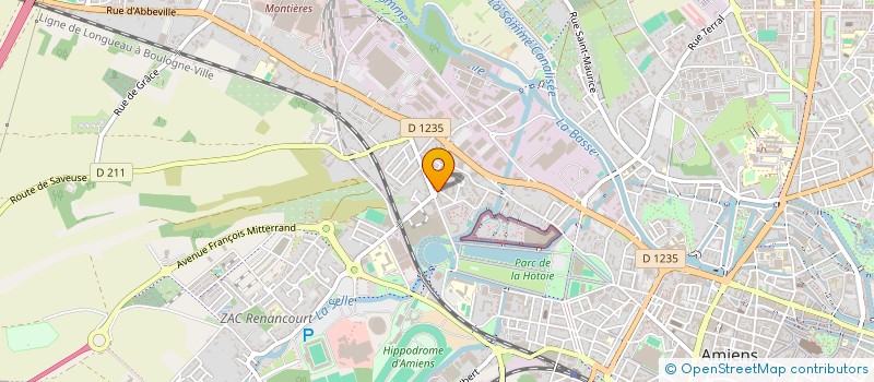 localisation de l'entreprise AMIENS PICARDIE POUR LA PROMOTION DES SOINS ONCOLOGIQUES DE SUPPORT (APPSOS)  AMIENS