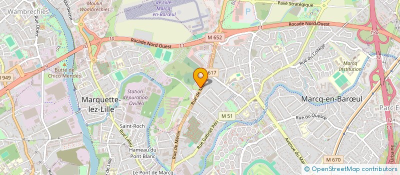 localisation de l'entreprise AMIENS TASS 98  MARQUETTE-LEZ-LILLE