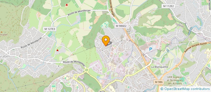localisation de l'entreprise AMIES à GRABELS