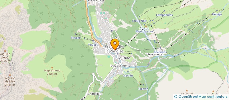 localisation de l'entreprise AMIEZ B3S  PRALOGNAN-LA-VANOISE