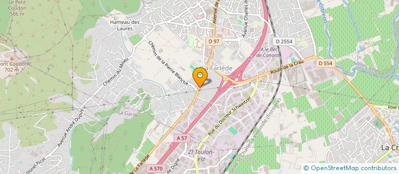 localisation de l'entreprise AMIFLO à SOLLIES-PONT