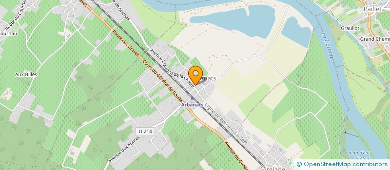 localisation de l'entreprise AMIGACIE  ARBANATS