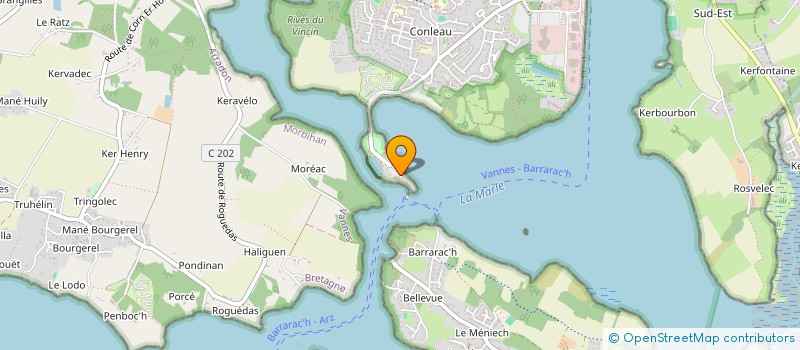 localisation de l'entreprise AMIGESTION à VANNES