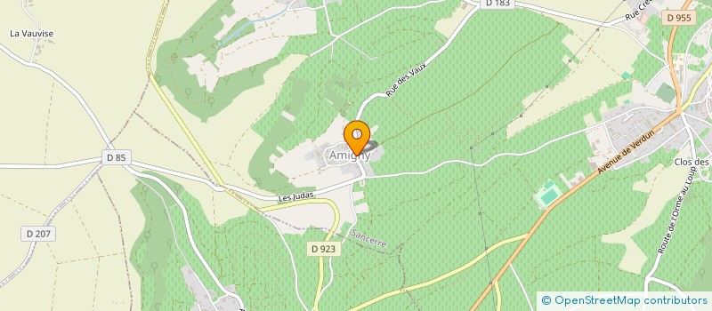 localisation de l'entreprise AMIGNY EN AVANT  SANCERRE