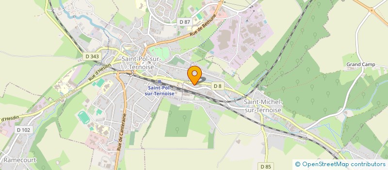 localisation de l'entreprise AMIGO  HUMIERES