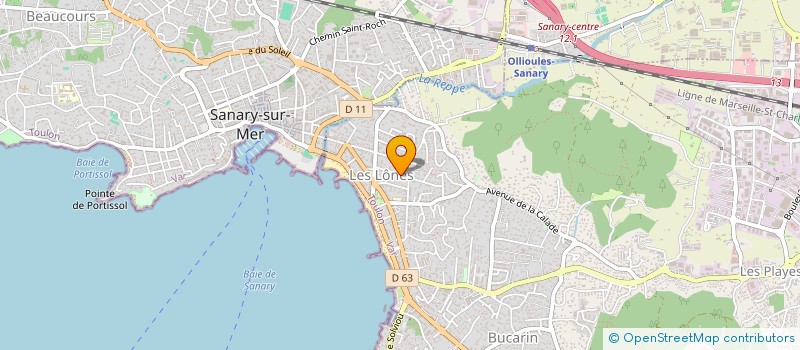 localisation de l'entreprise AMIGO à SIX-FOURS-LES-PLAGES