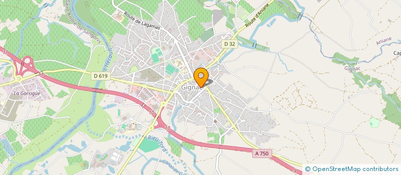 localisation de l'entreprise AMIGO à MONTPEYROUX