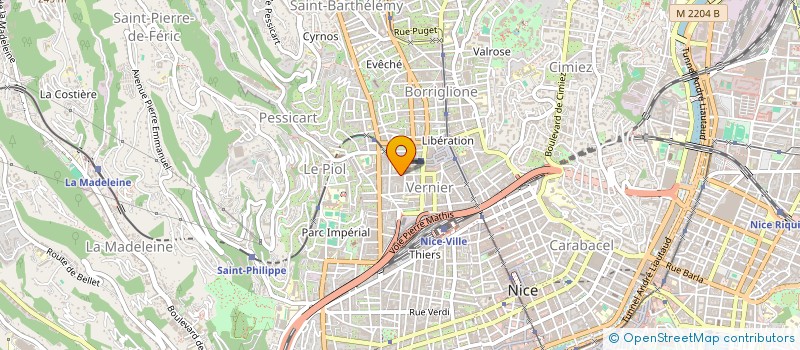 localisation de l'entreprise AMIGO 95 à NICE