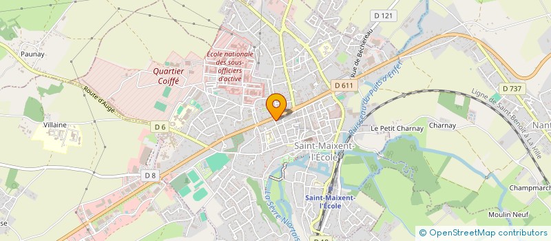 localisation de l'entreprise AMIGO  SAINT-MAIXENT-L'ECOLE