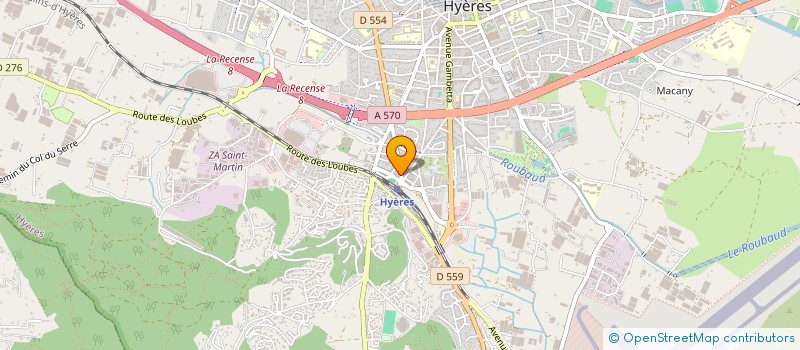 localisation de l'entreprise AMIGO BEACH à HYERES