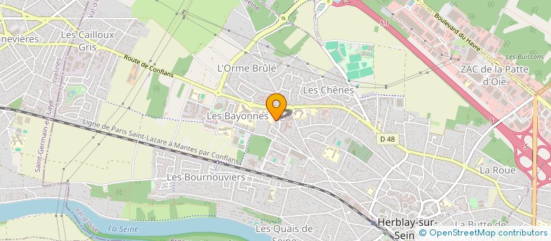 localisation de l'entreprise AMIGO MINGIEDI MPEMBELE  HERBLAY-SUR-SEINE