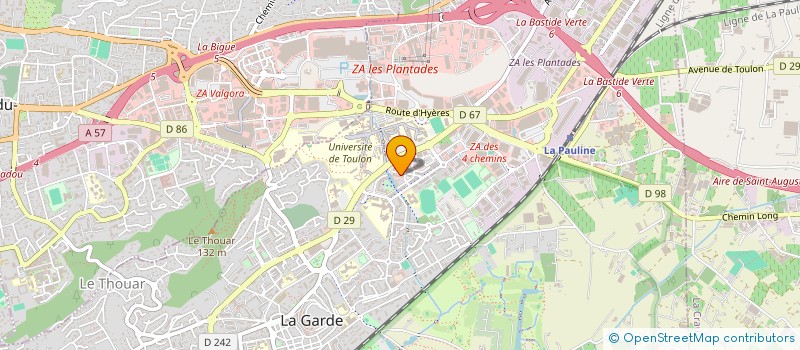 localisation de l'entreprise AMIGO SERVICES à LA GARDE