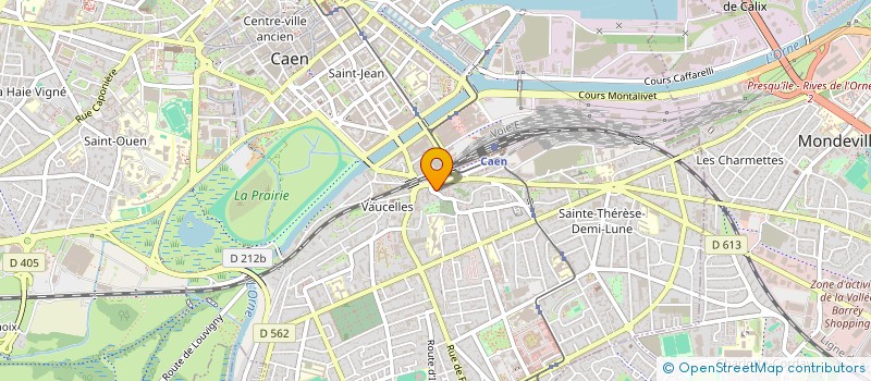 localisation de l'entreprise AMIGOS à CAEN