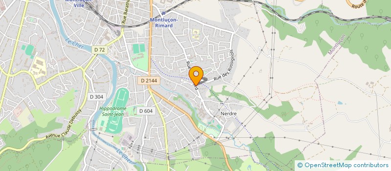 localisation de l'entreprise AMIGOS UNIDOS DE MONTLUCON à MONTLUCON