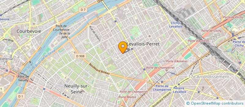 localisation de l'entreprise AMIGOSTA à LEVALLOIS-PERRET