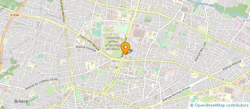 localisation de l'entreprise AMIGUES à PAU
