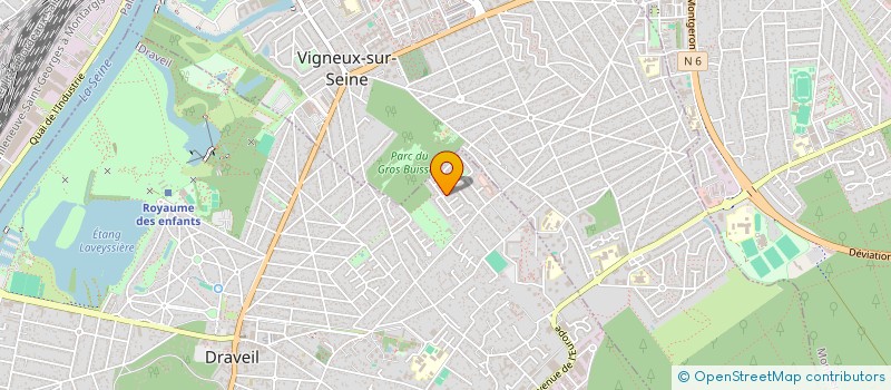 localisation de l'entreprise AMIHA à DRAVEIL